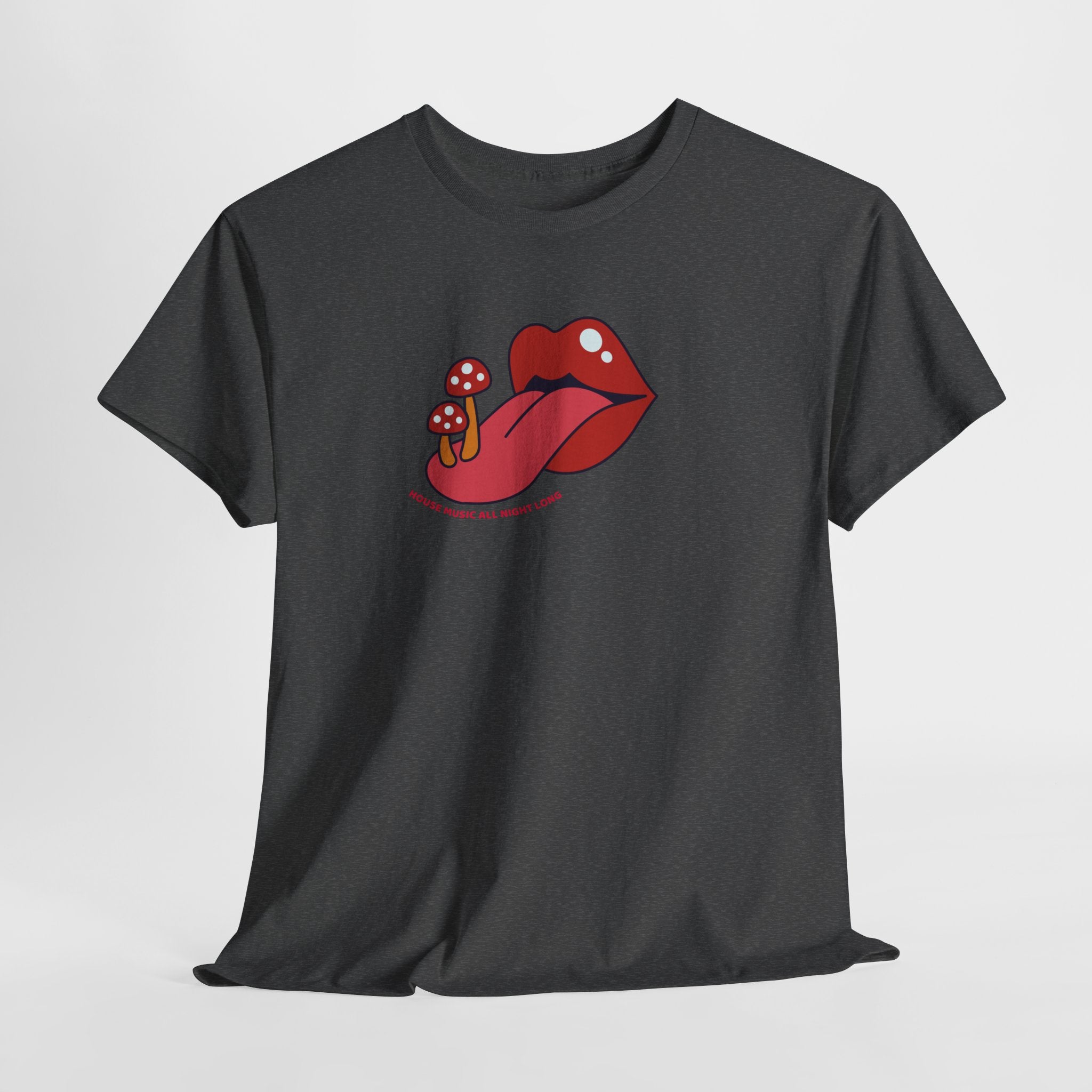 Red Lips & Mushroom Tongue T-Shirt