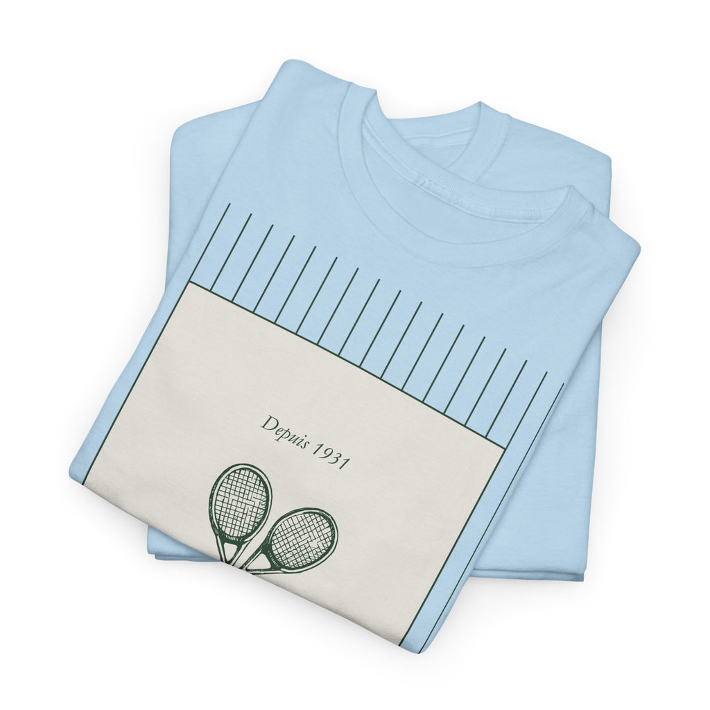 Tennis Club Racket T-Shirt - Heat Mess