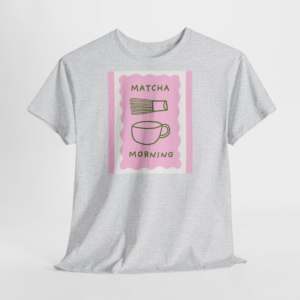 Smart Matcha Morning T-Shirt - Heat Mess