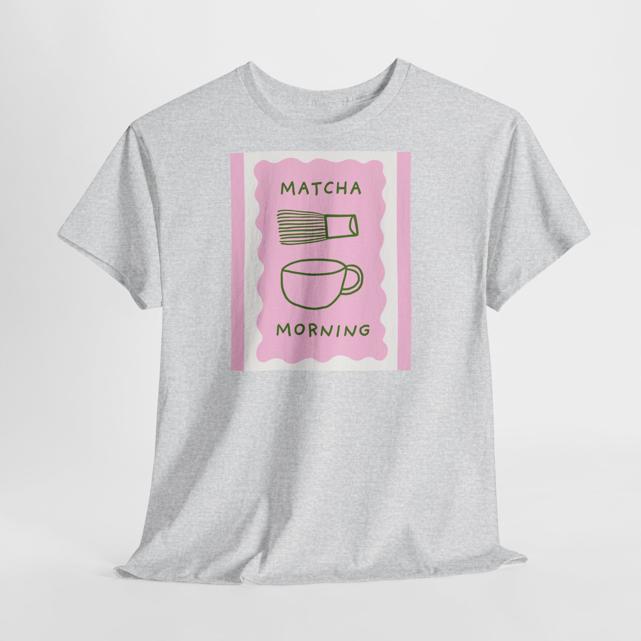 Smart Matcha Morning T-Shirt - Heat Mess