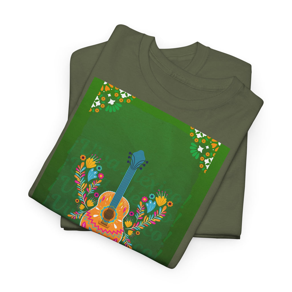 Floral Guitar T-Shirt - Heat Mess