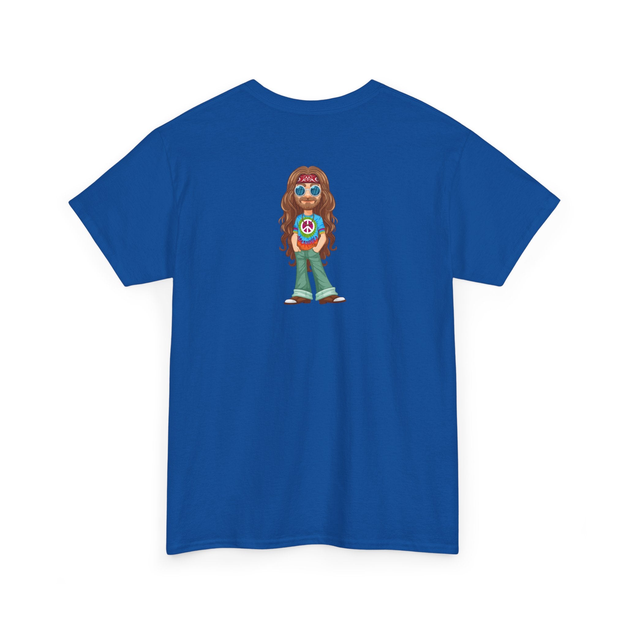 Tie-Dye Hippie Character T-Shirt - Heat Mess