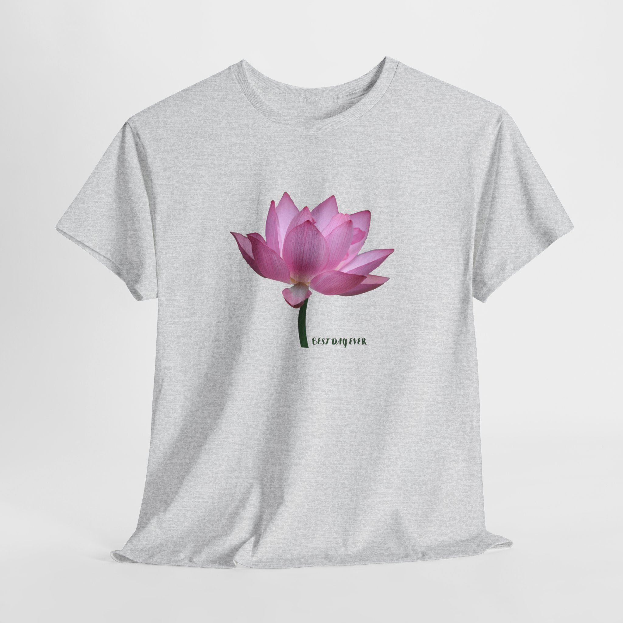 Pink Lotus Floral T-Shirt - Heat Mess
