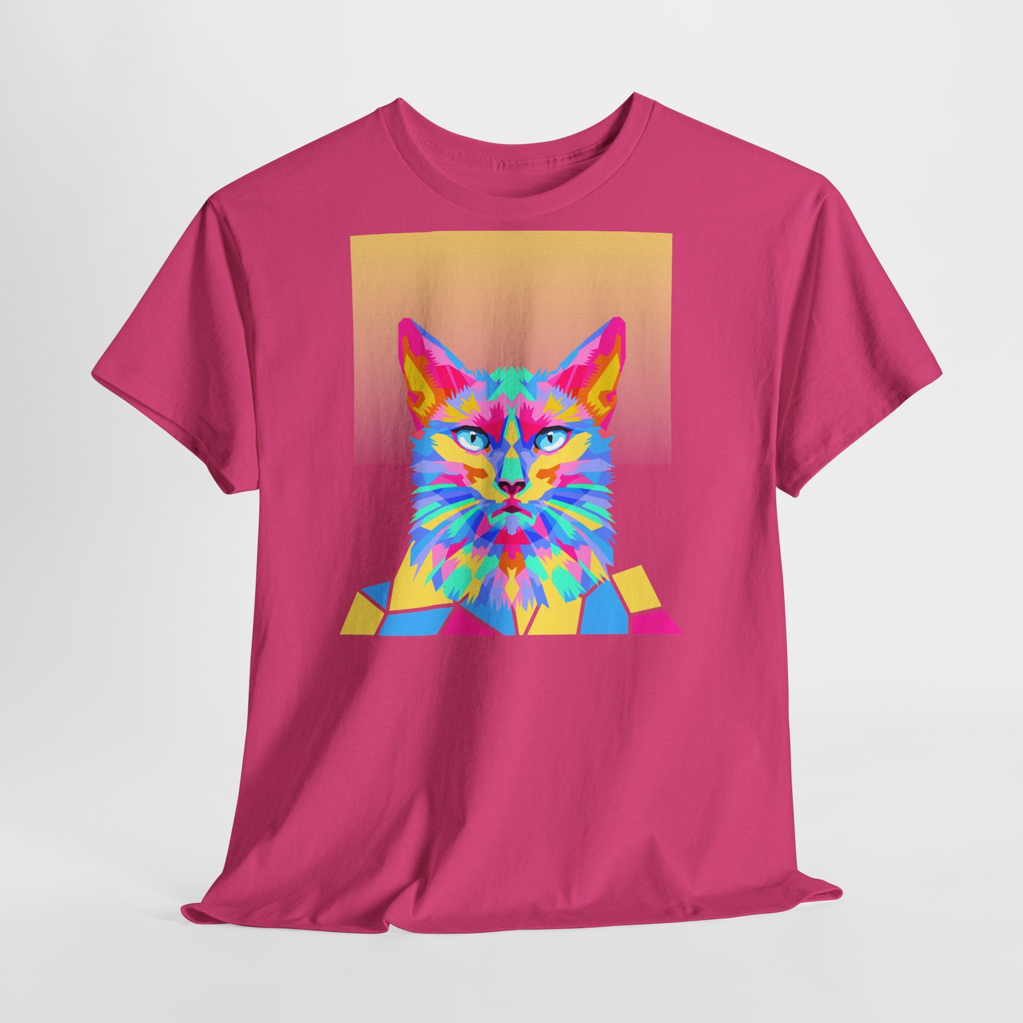Pop Art Cat T-Shirt - Heat Mess