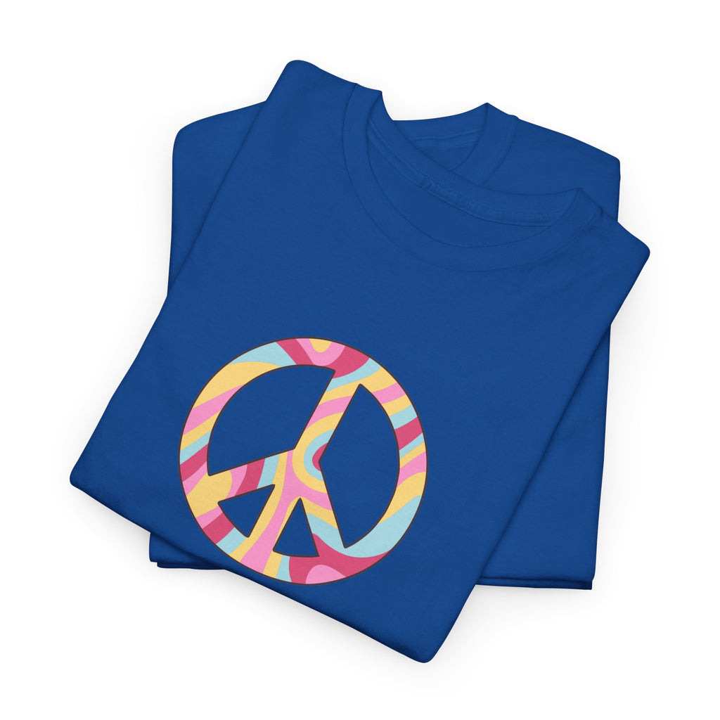 Peace Sign Tie-Dye T-Shirt - Heat Mess