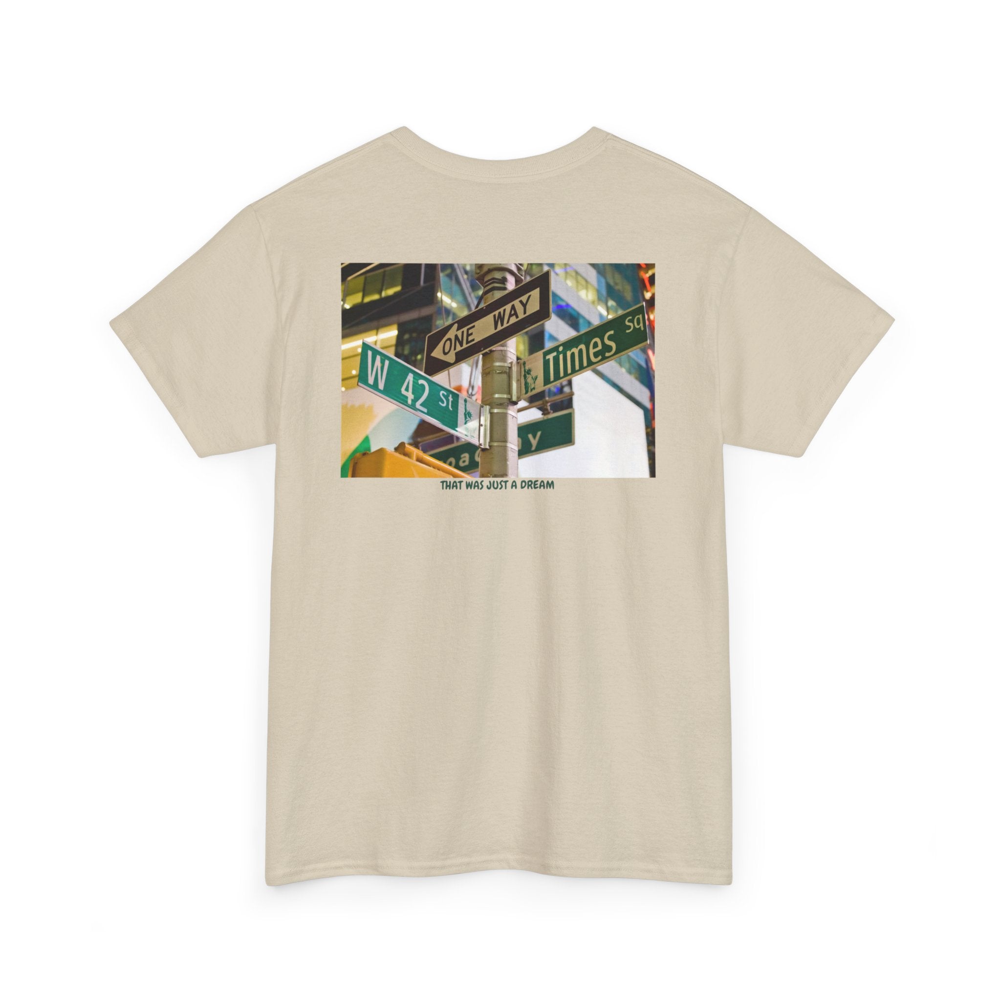 New York Times Square Street Sign T-Shirt - Heat Mess