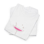 Minimal Pink Martini Tee - Heat Mess
