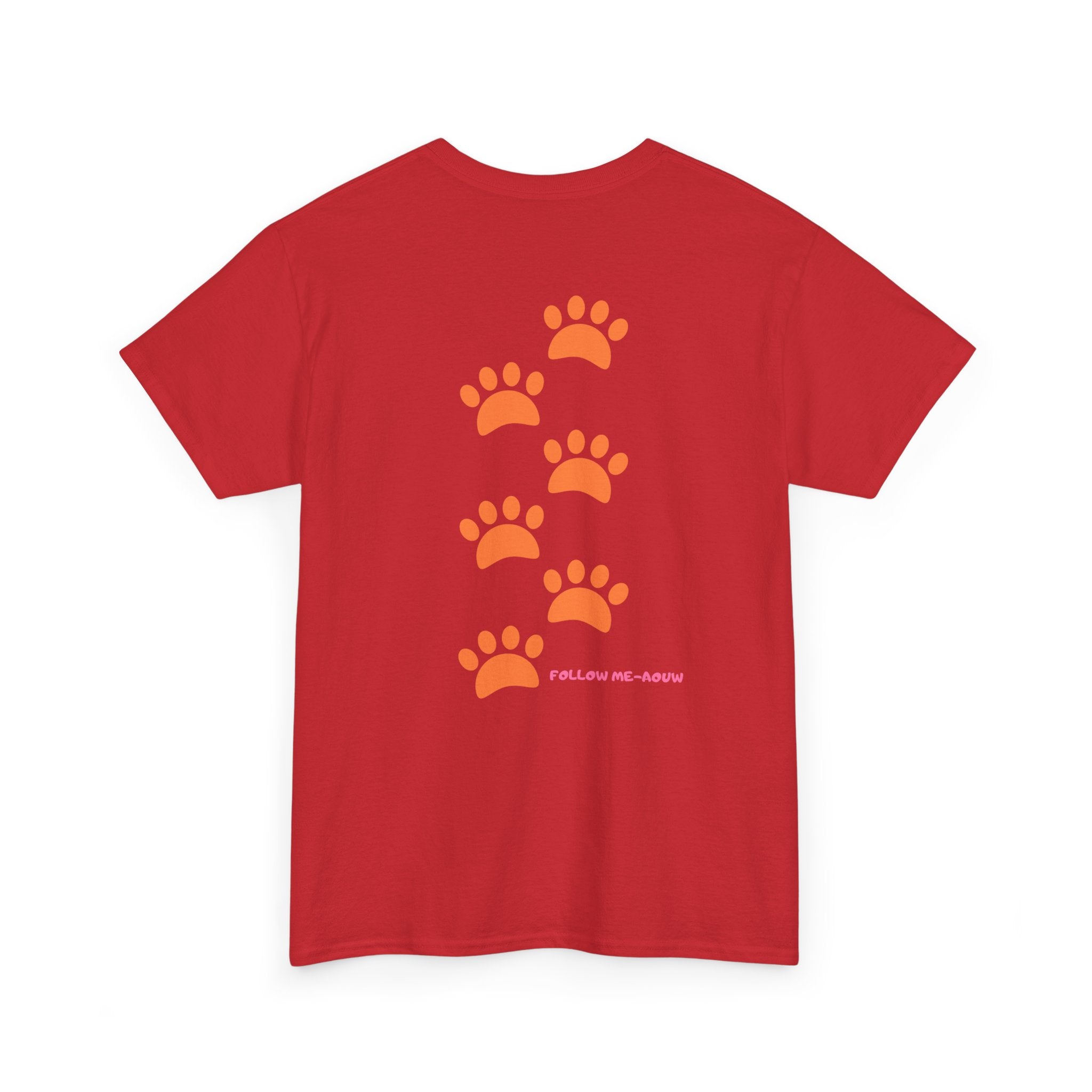 Cat Paw 'Following Me Always' T-Shirt - Heat Mess