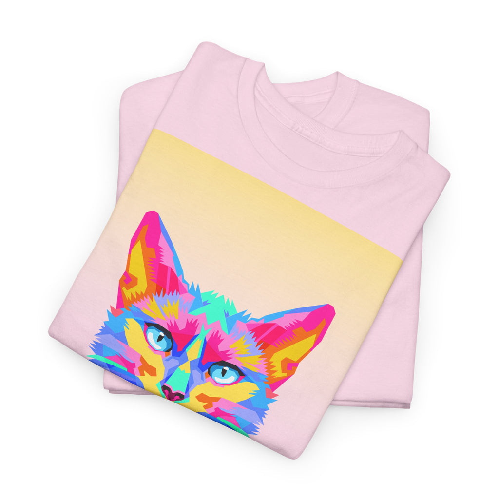 Pop Art Cat T-Shirt - Heat Mess