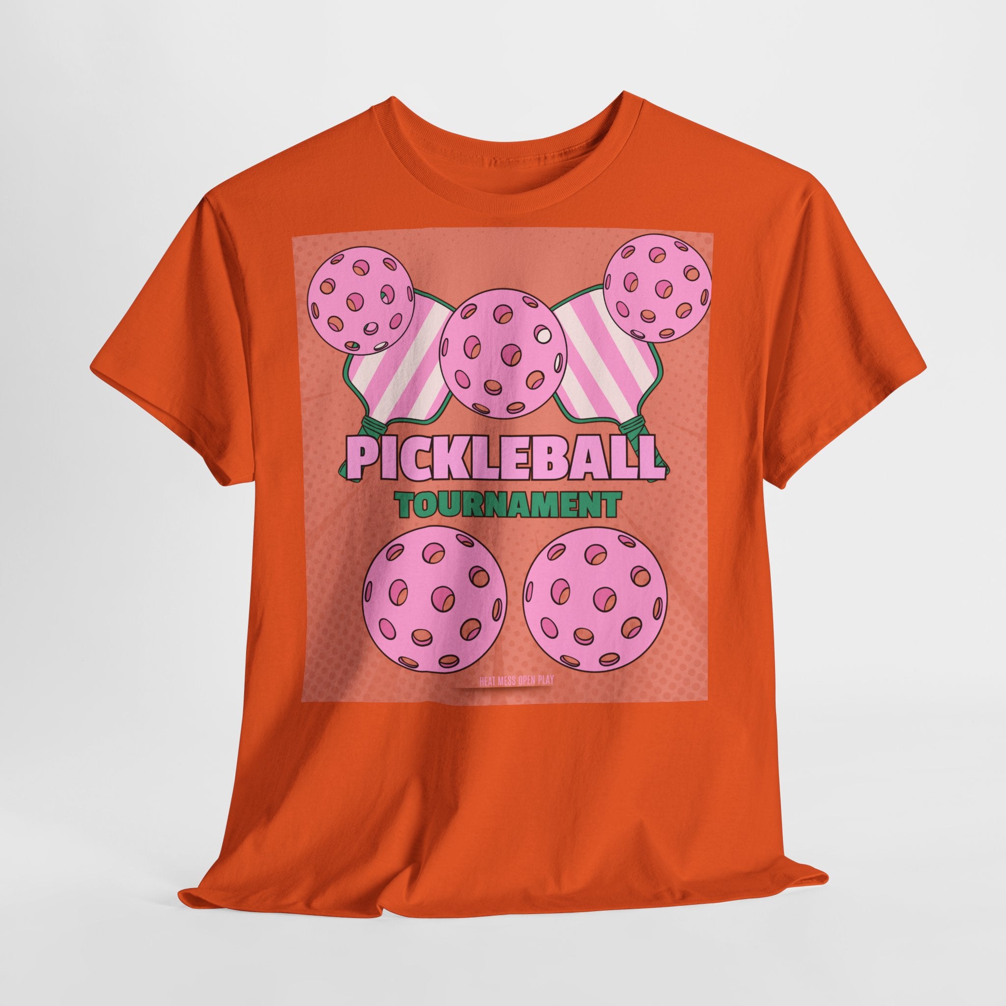 Pickleball Tournament T-Shirt - Heat Mess