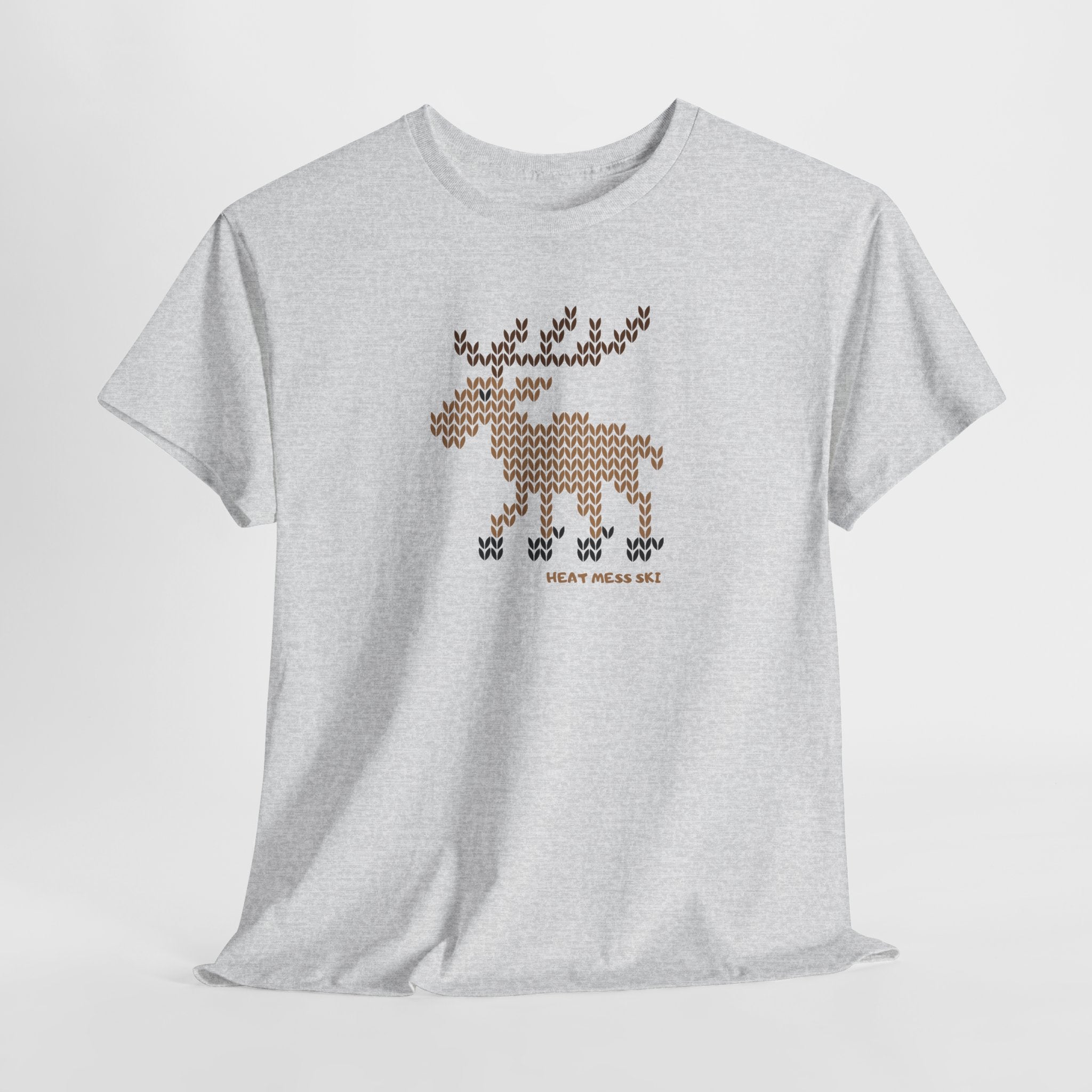 Reindeer Ski T-Shirt - Heat Mess