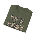 90s Baby Leopard Print T‑Shirt - Heat Mess