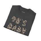 90s Baby Leopard Print T‑Shirt - Heat Mess