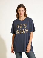 90s Baby Leopard Print T‑Shirt - Heat Mess
