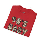 90s Baby Leopard Print T‑Shirt - Heat Mess