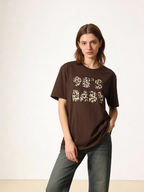 90s Baby Leopard Print T‑Shirt - Heat Mess