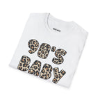 90s Baby Leopard Print T‑Shirt - Heat Mess
