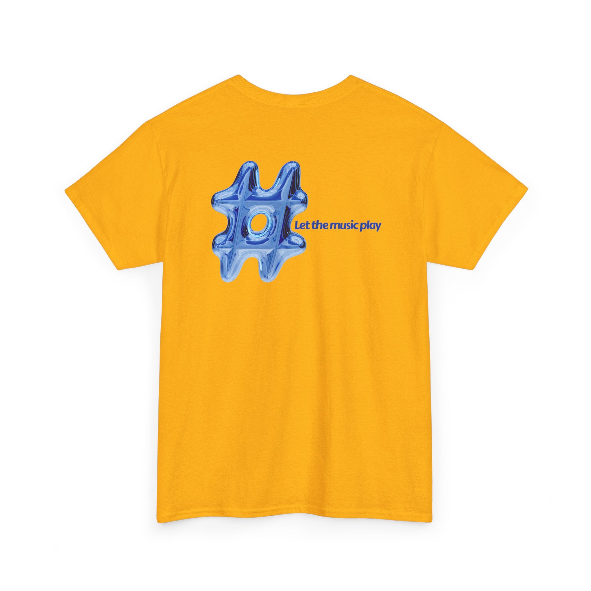Hashtag Music "Let the music play" T-Shirt - Heat Mess
