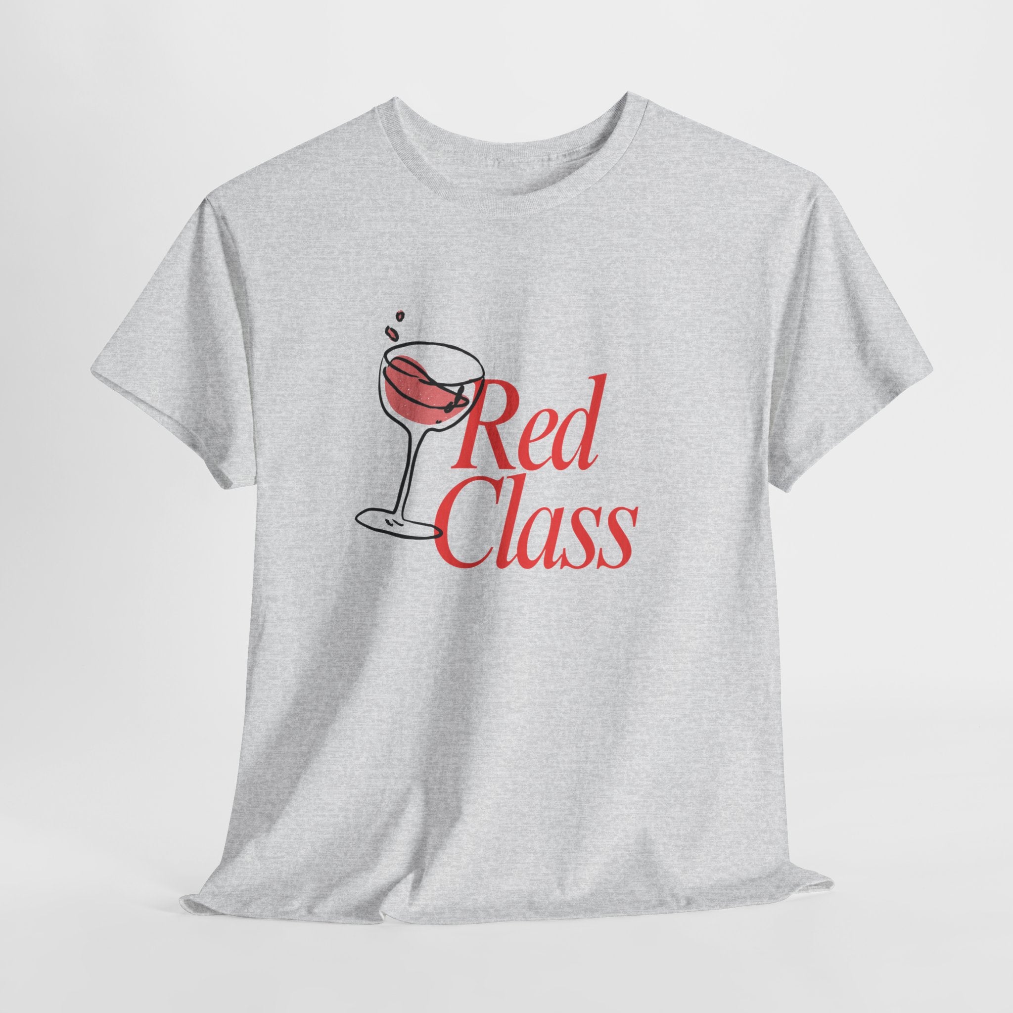 Red Class Wine Tee - Heat Mess