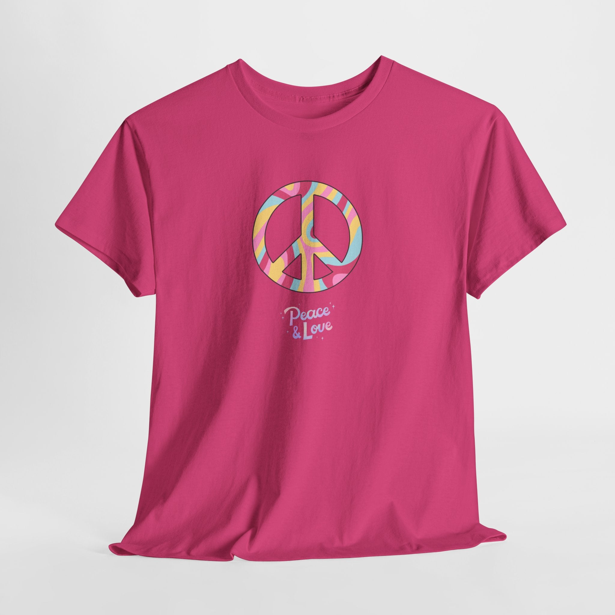Peace Sign Tie-Dye T-Shirt - Heat Mess