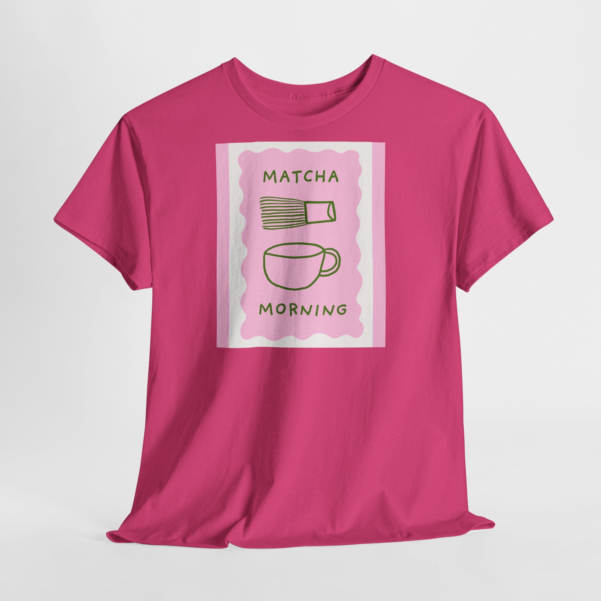 Smart Matcha Morning T-Shirt - Heat Mess