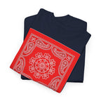 Red Bandana Square T-Shirt - Heat Mess