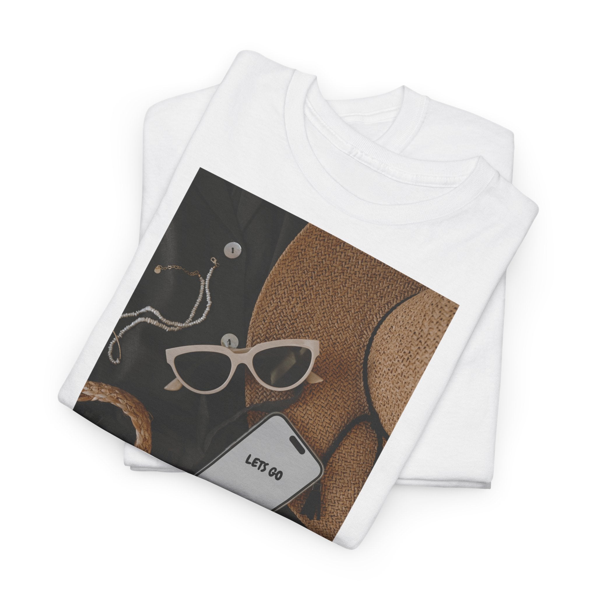 Vacation Essentials T‑Shirt 'Let's Go' - Heat Mess