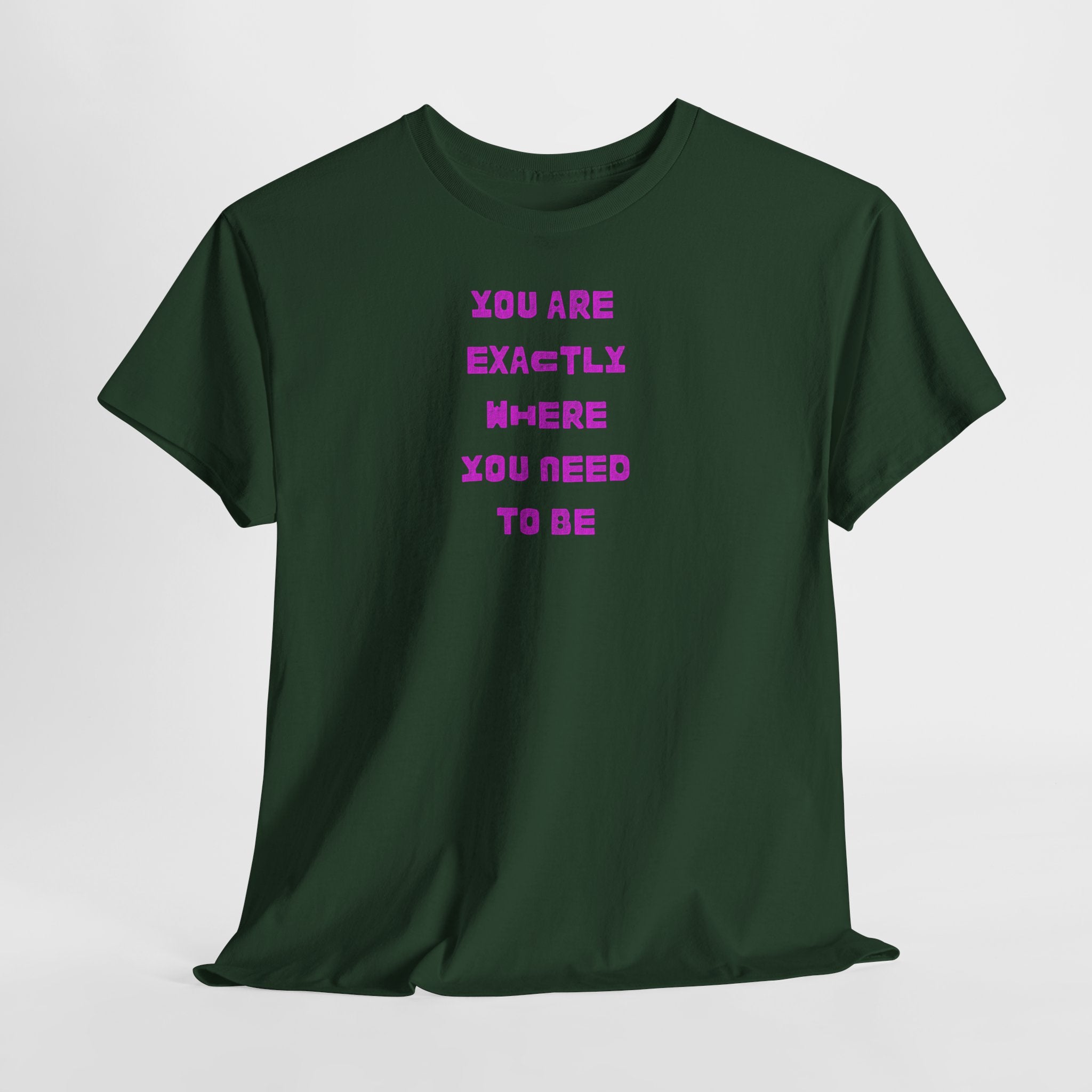 "You Are Exactly Where You Need to Be" T-Shirt
