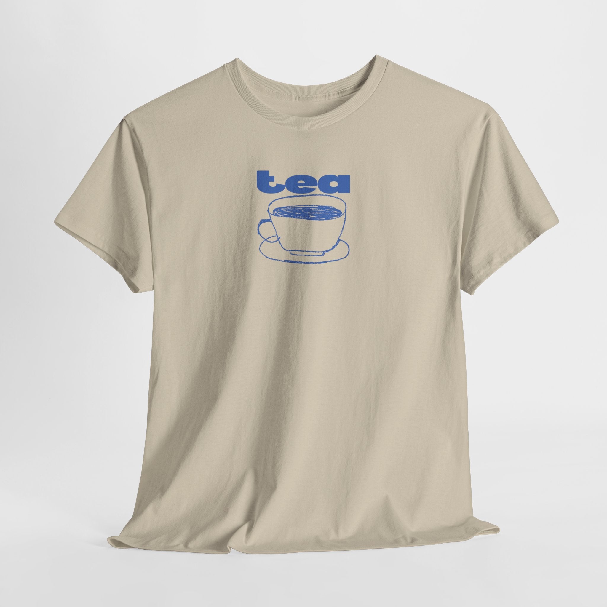Blue Tea Cup T-Shirt - Heat Mess
