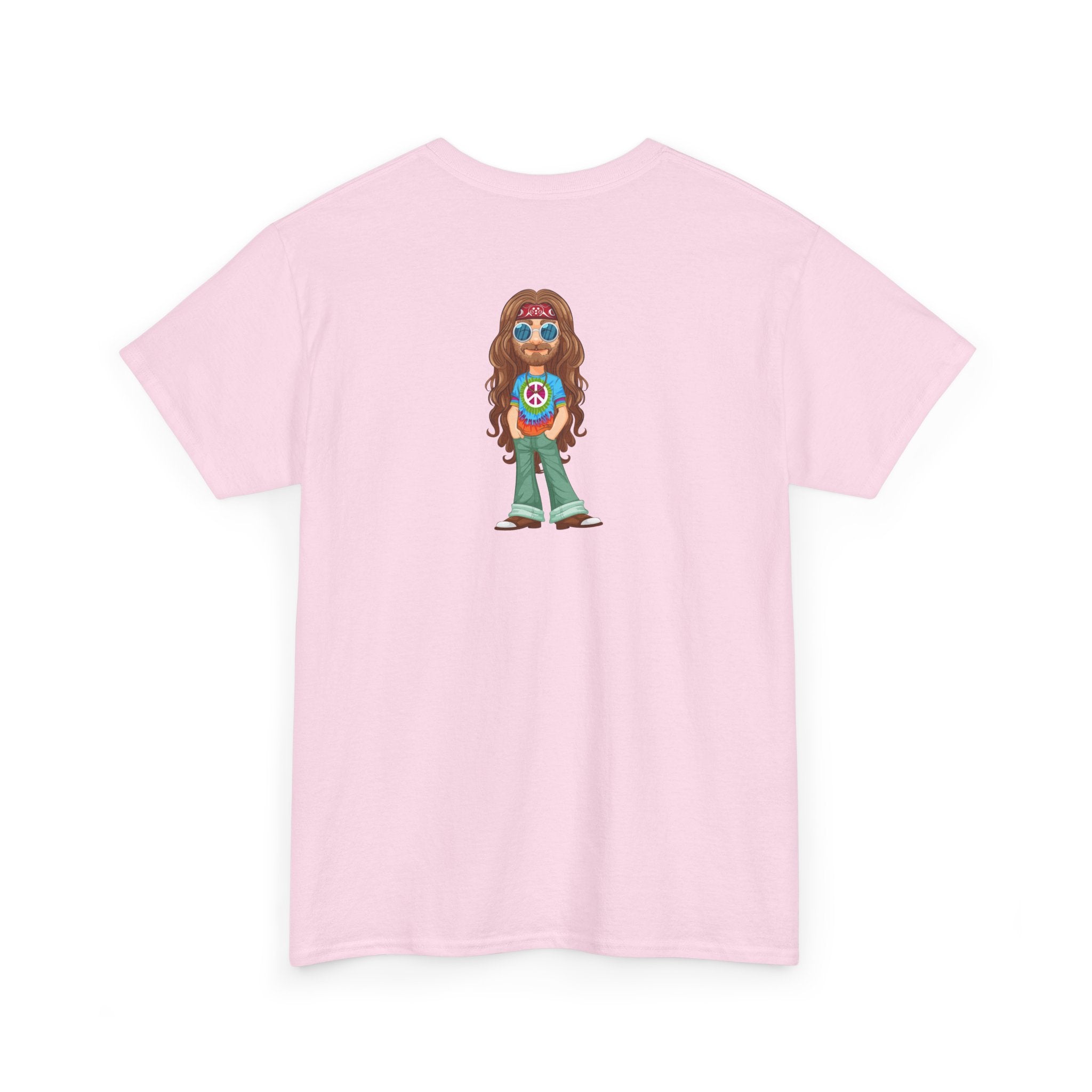 Tie-Dye Hippie Character T-Shirt - Heat Mess