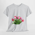 Tulip Bouquet Pink T‑Shirt - Heat Mess