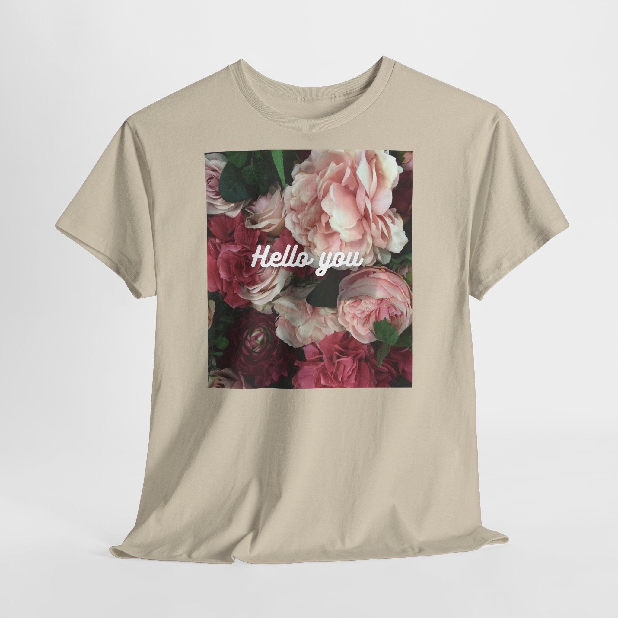Floral "Hello You" T-Shirt