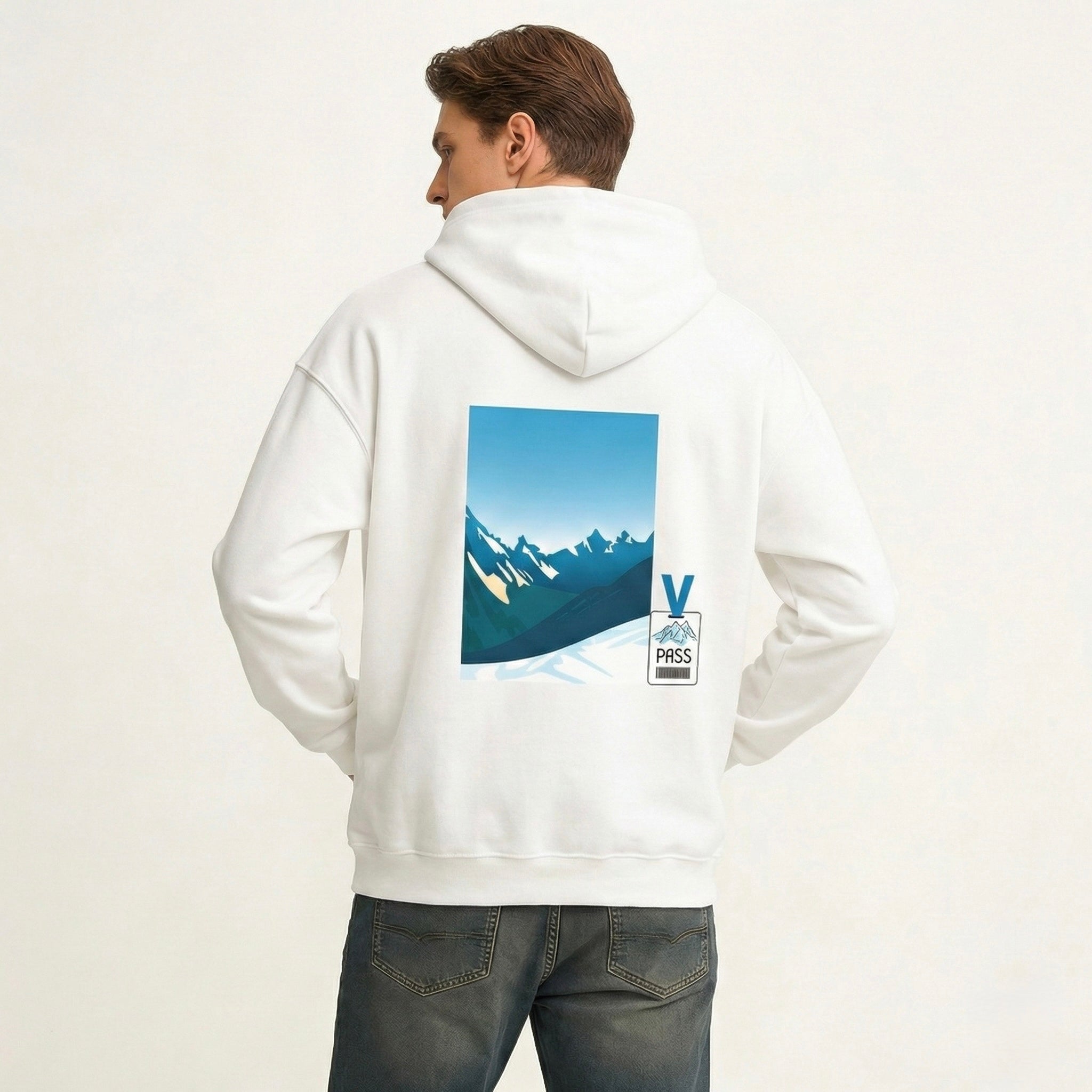 Ski Pass Mountain Hoodie - Heat Mess
