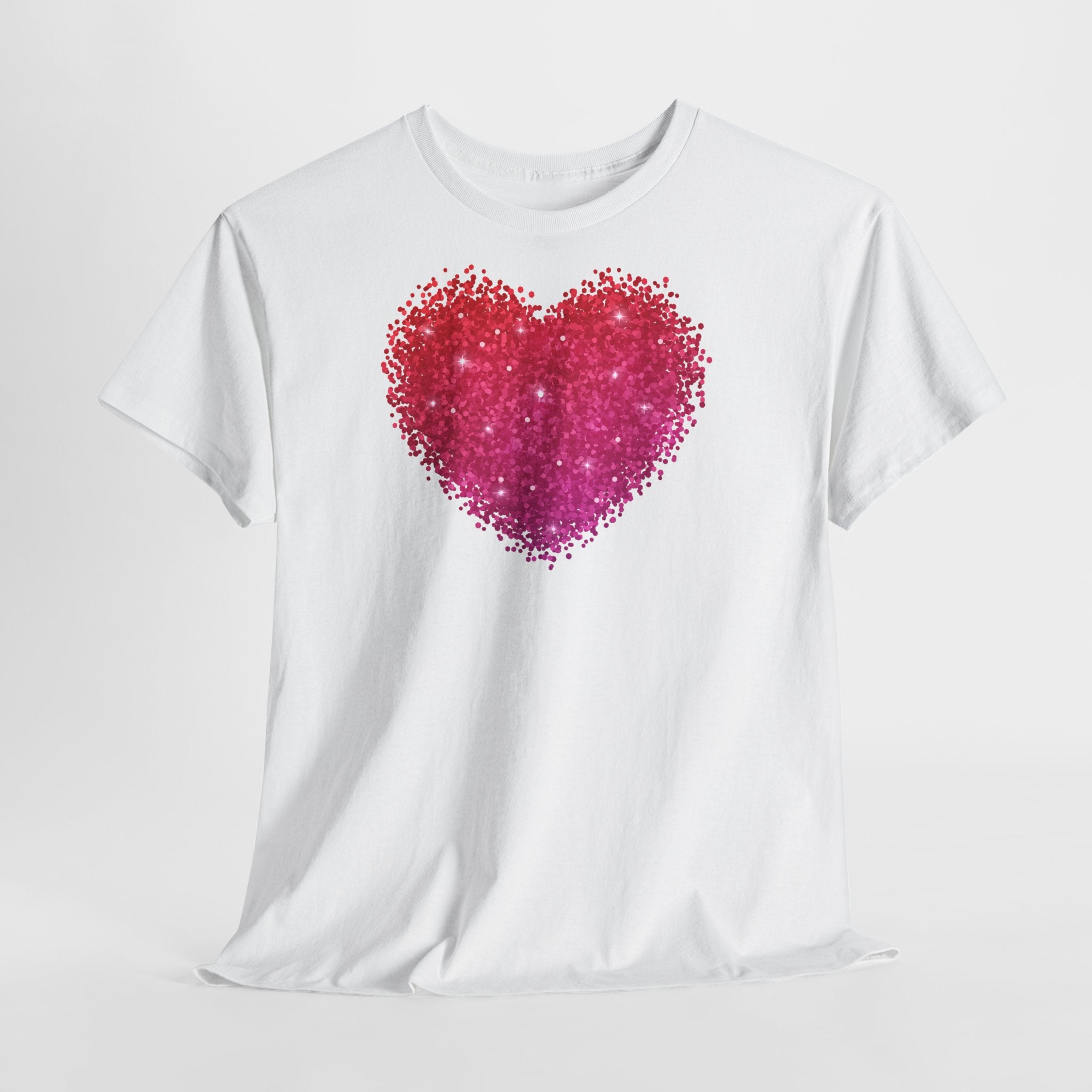 Love Sparkling Heart T‑Shirt - Heat Mess