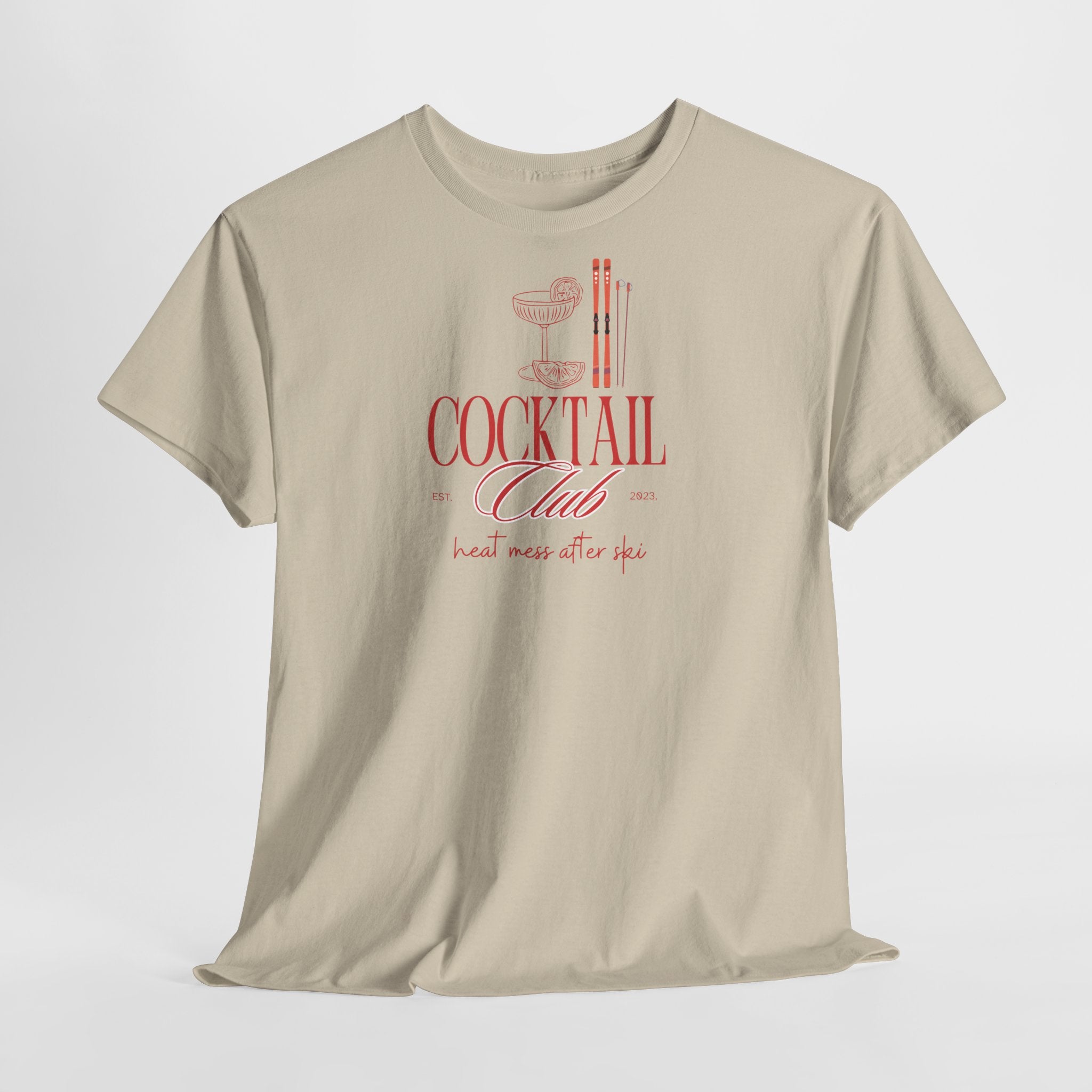 Cocktail Club Ski T-Shirt - Heat Mess