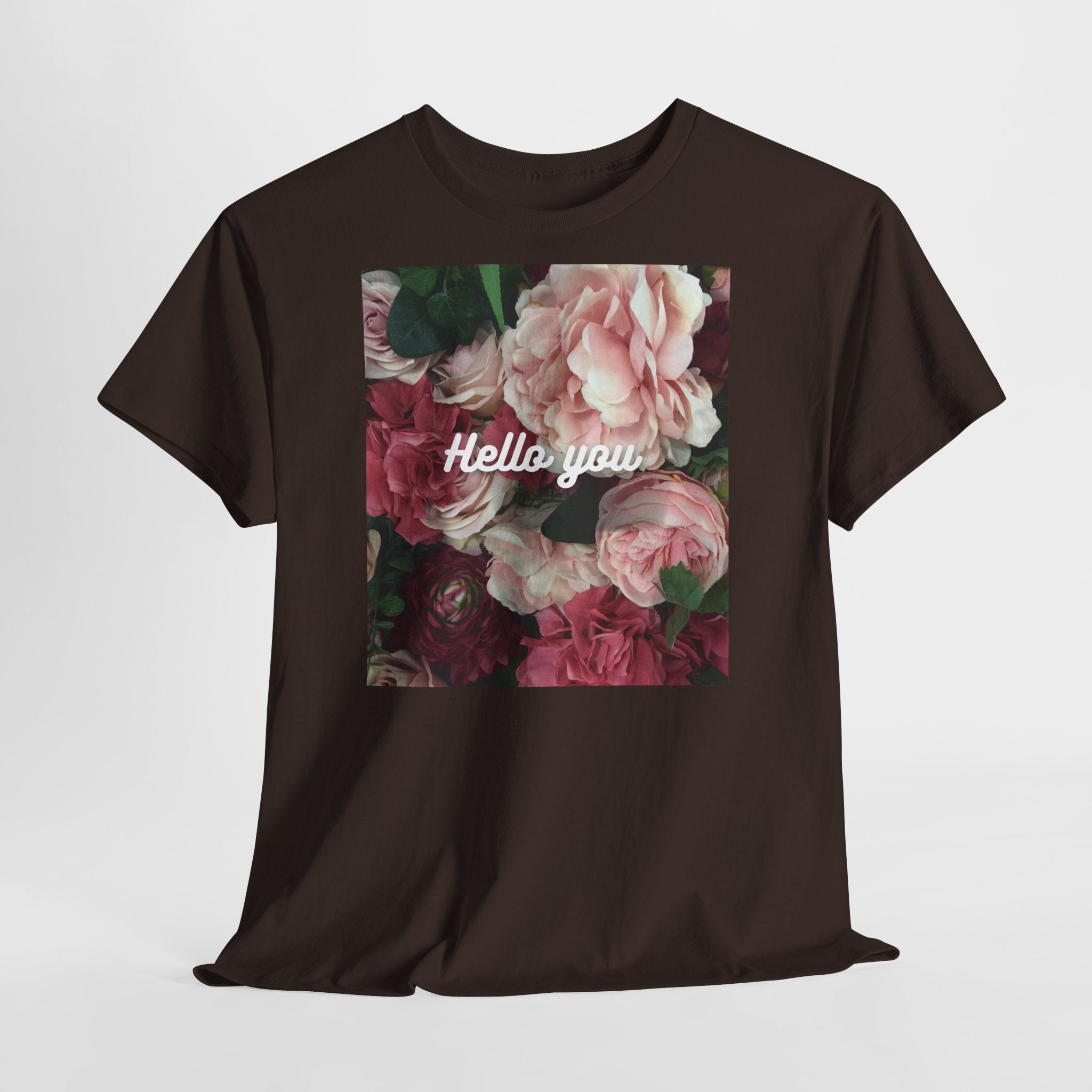 Floral "Hello You" T-Shirt