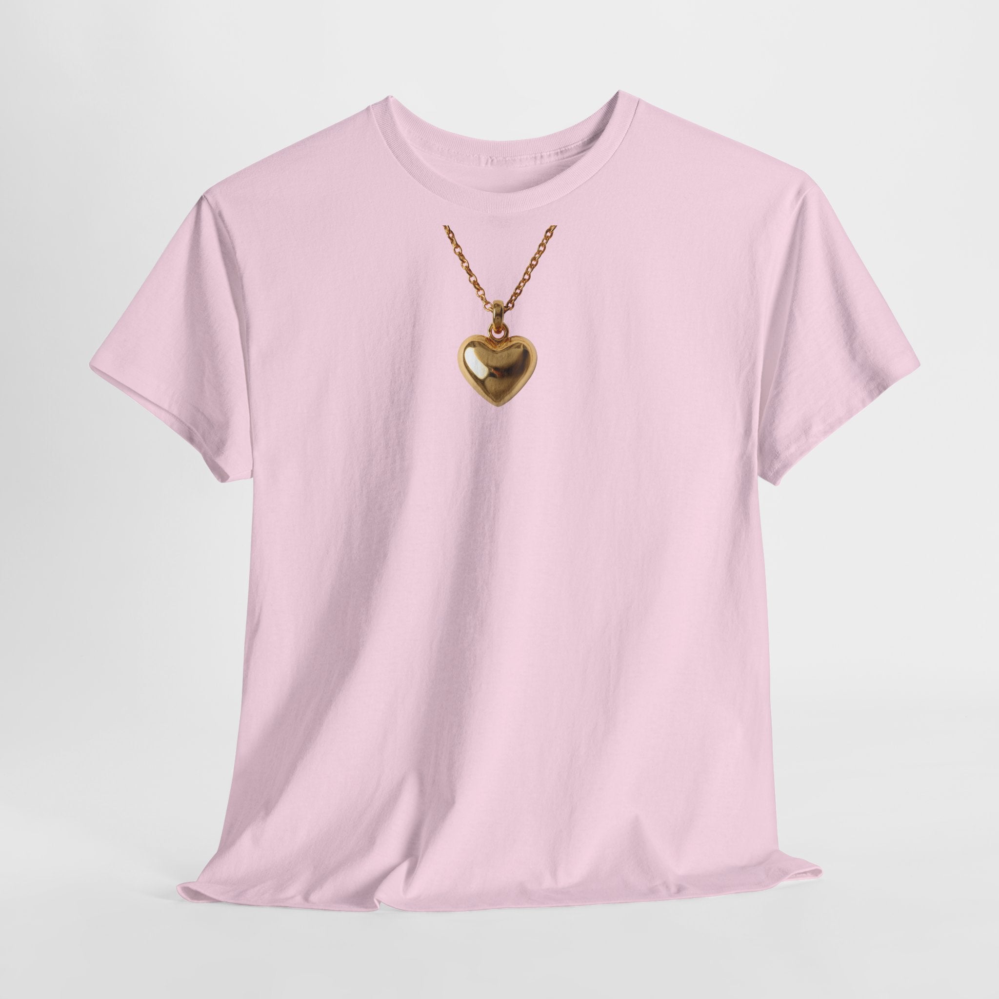 Gold Pendant Necklace T-Shirt - Heat Mess