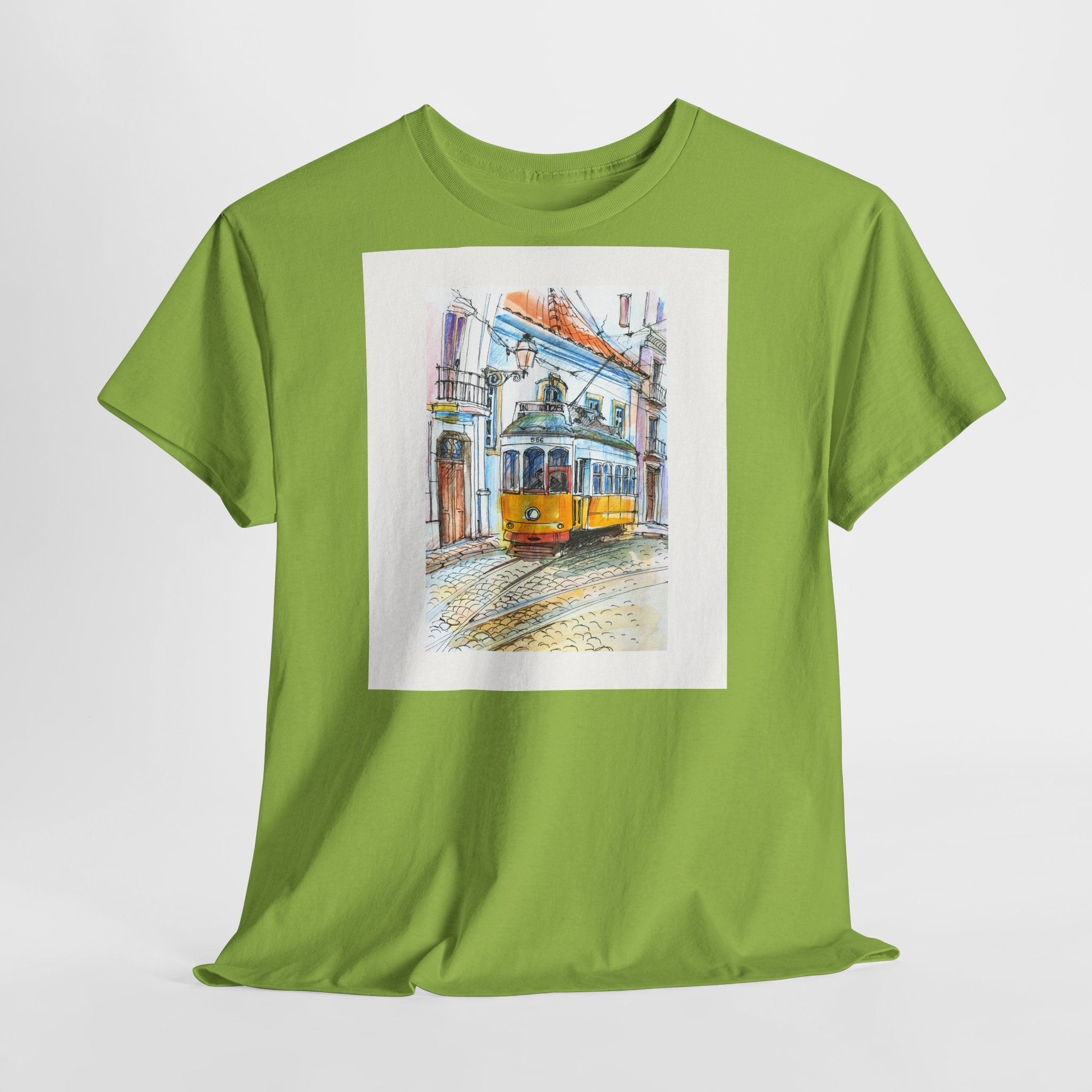 Lisbon Cable Car T-Shirt - Heat Mess