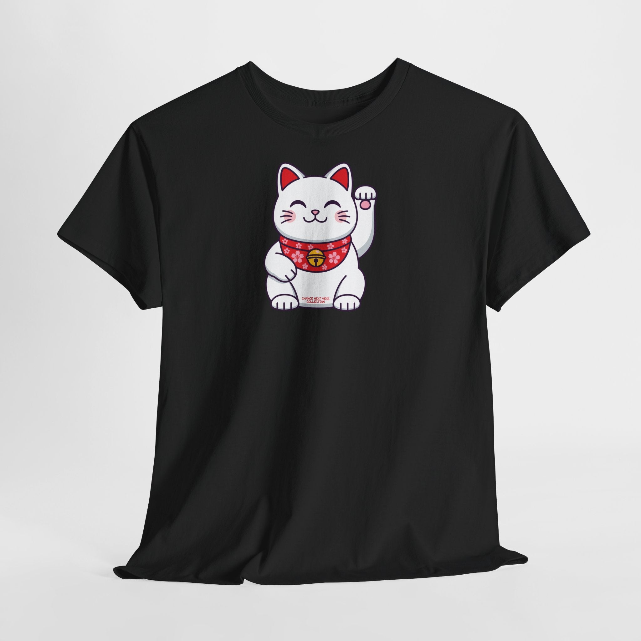 Japanese Good Luck Cat T-Shirt - Heat Mess
