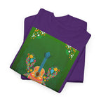 Floral Guitar T-Shirt - Heat Mess