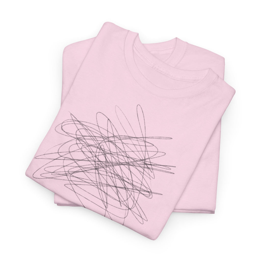 Abstract Scribble T‑Shirt - Heat Mess