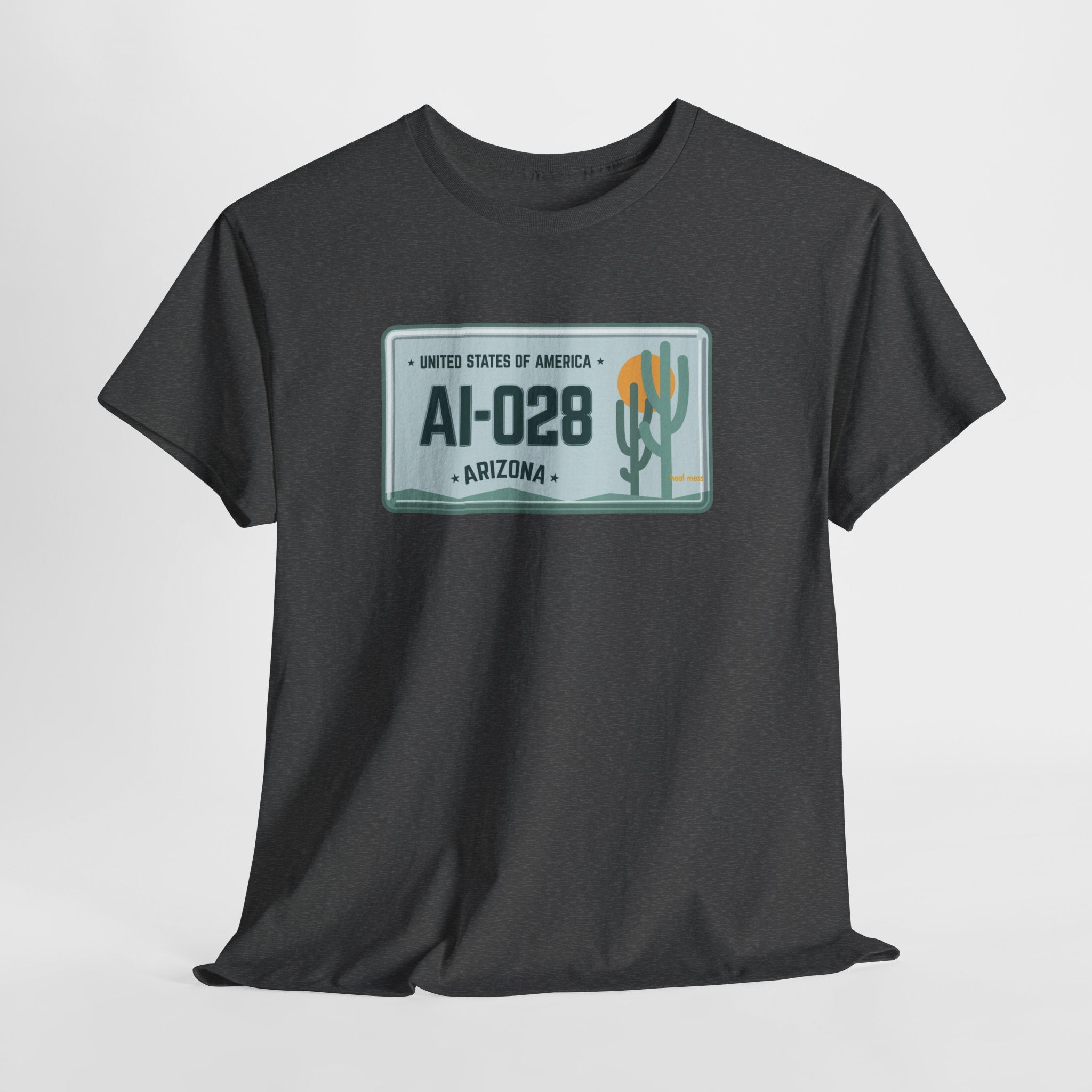 Arizona License Plate T‑Shirt - Heat Mess