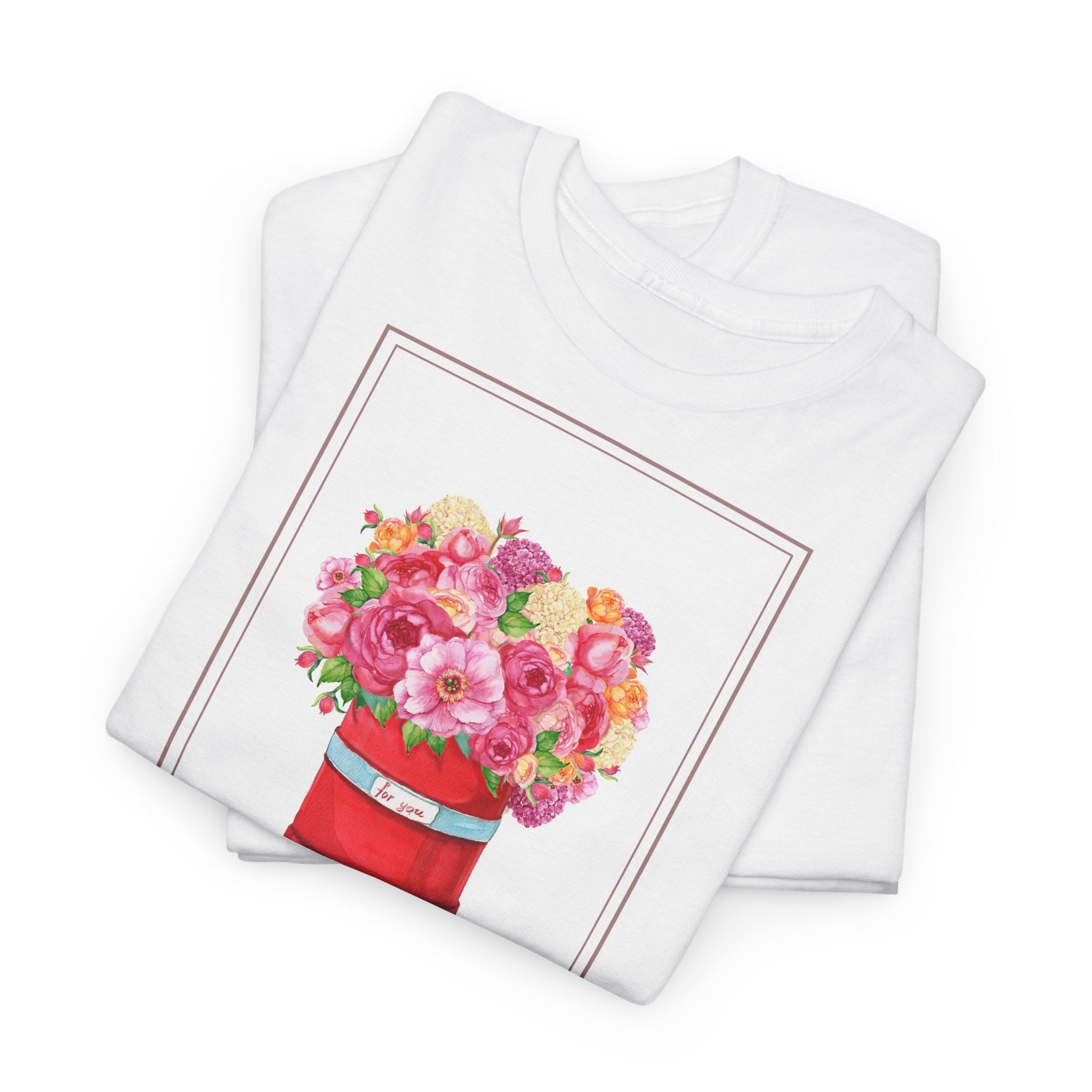Love Floral I Love You T-Shirt - Heat Mess