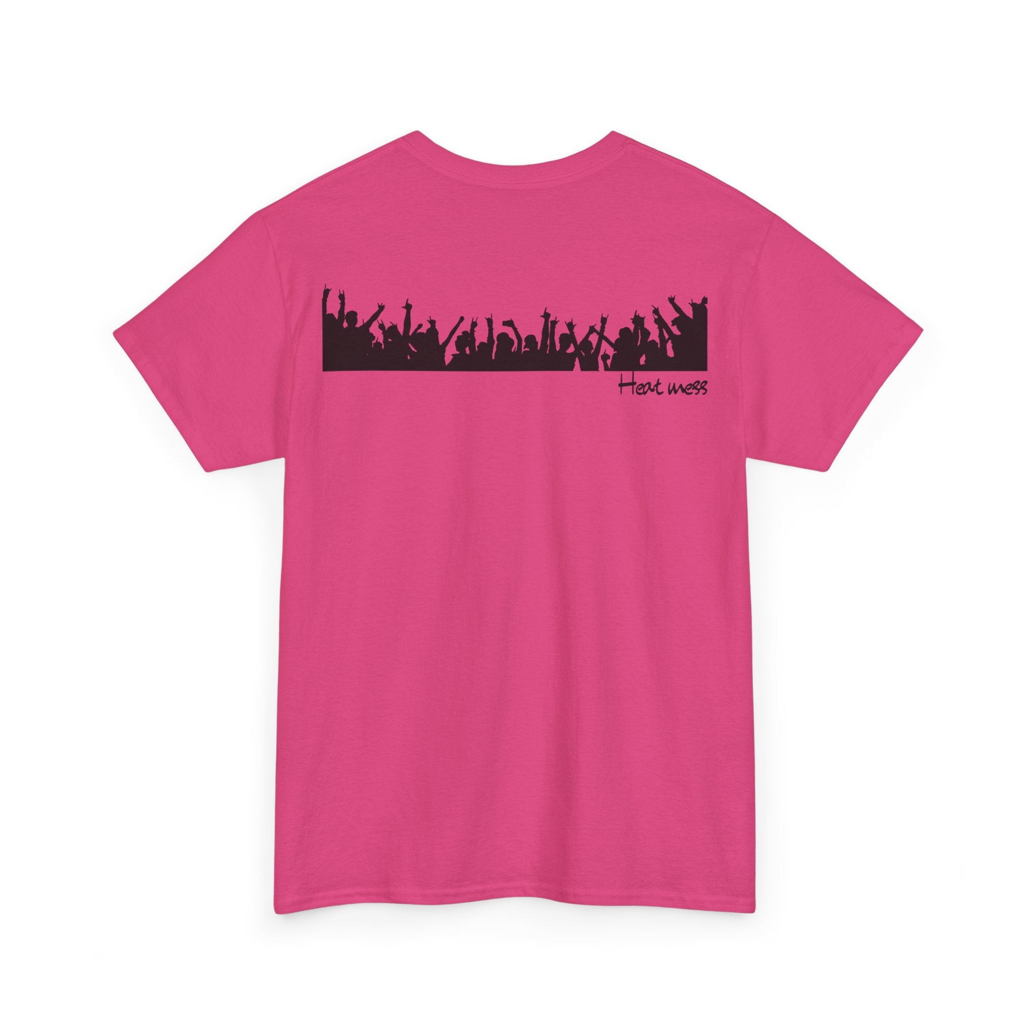 Concert Crowd Silhouette T‑Shirt - Heat Mess