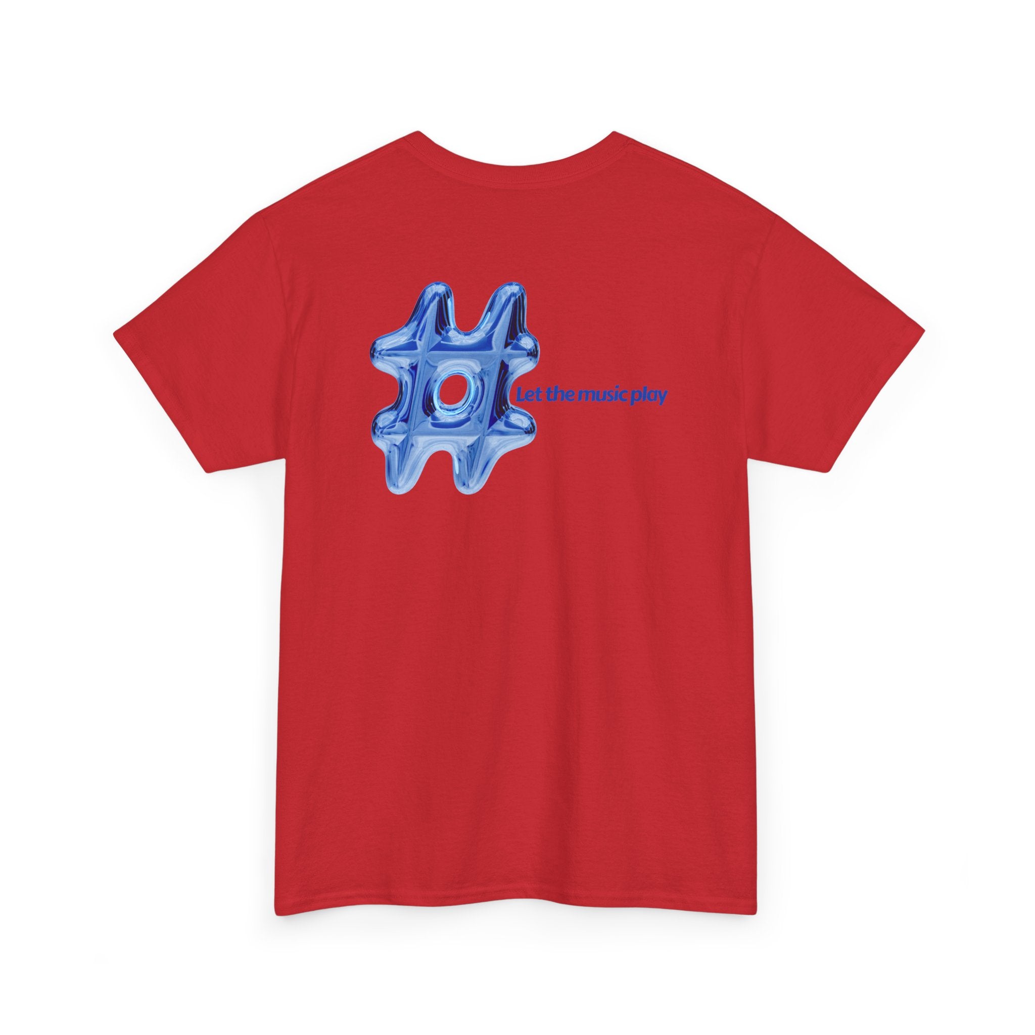 Hashtag Music "Let the music play" T-Shirt - Heat Mess