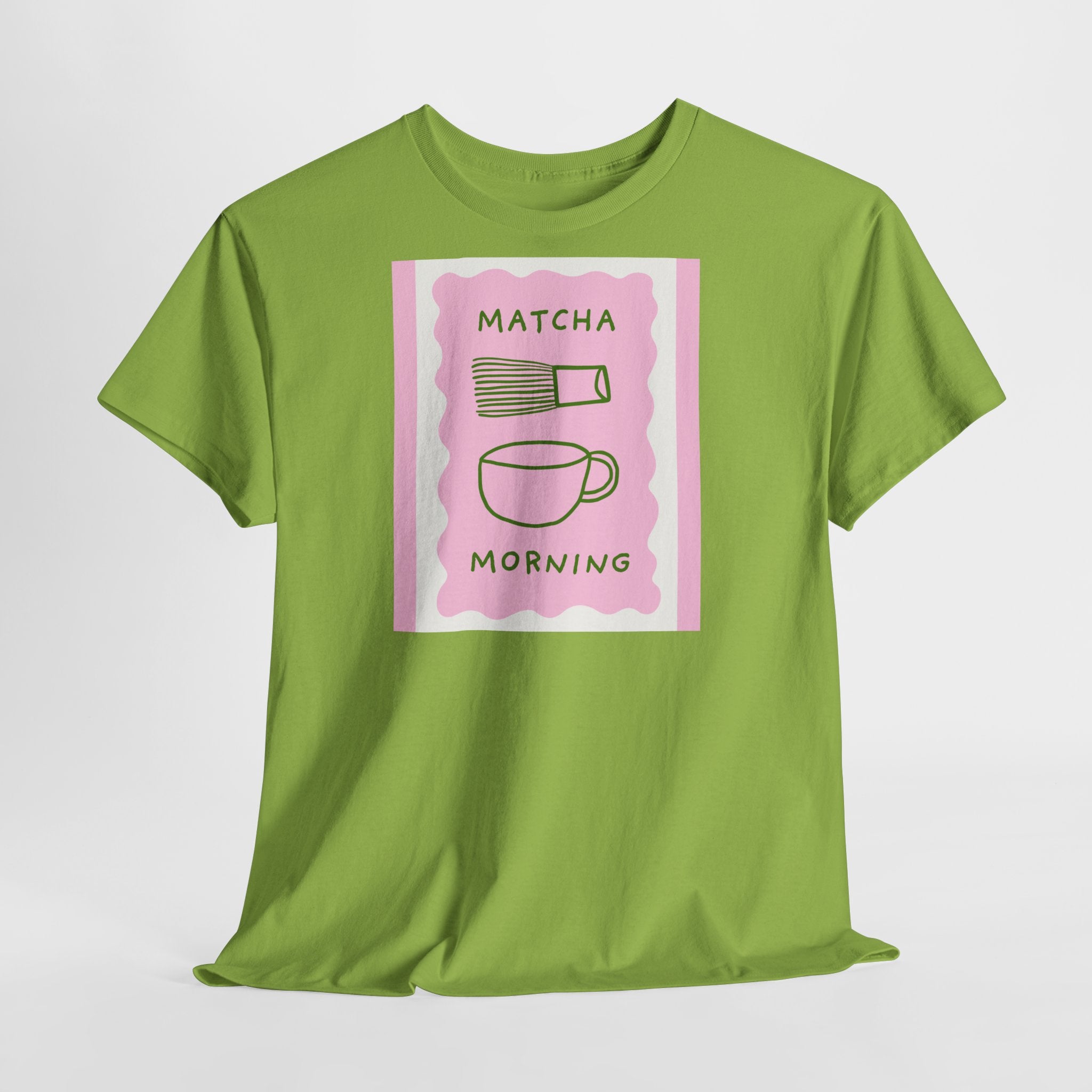 Smart Matcha Morning T-Shirt - Heat Mess