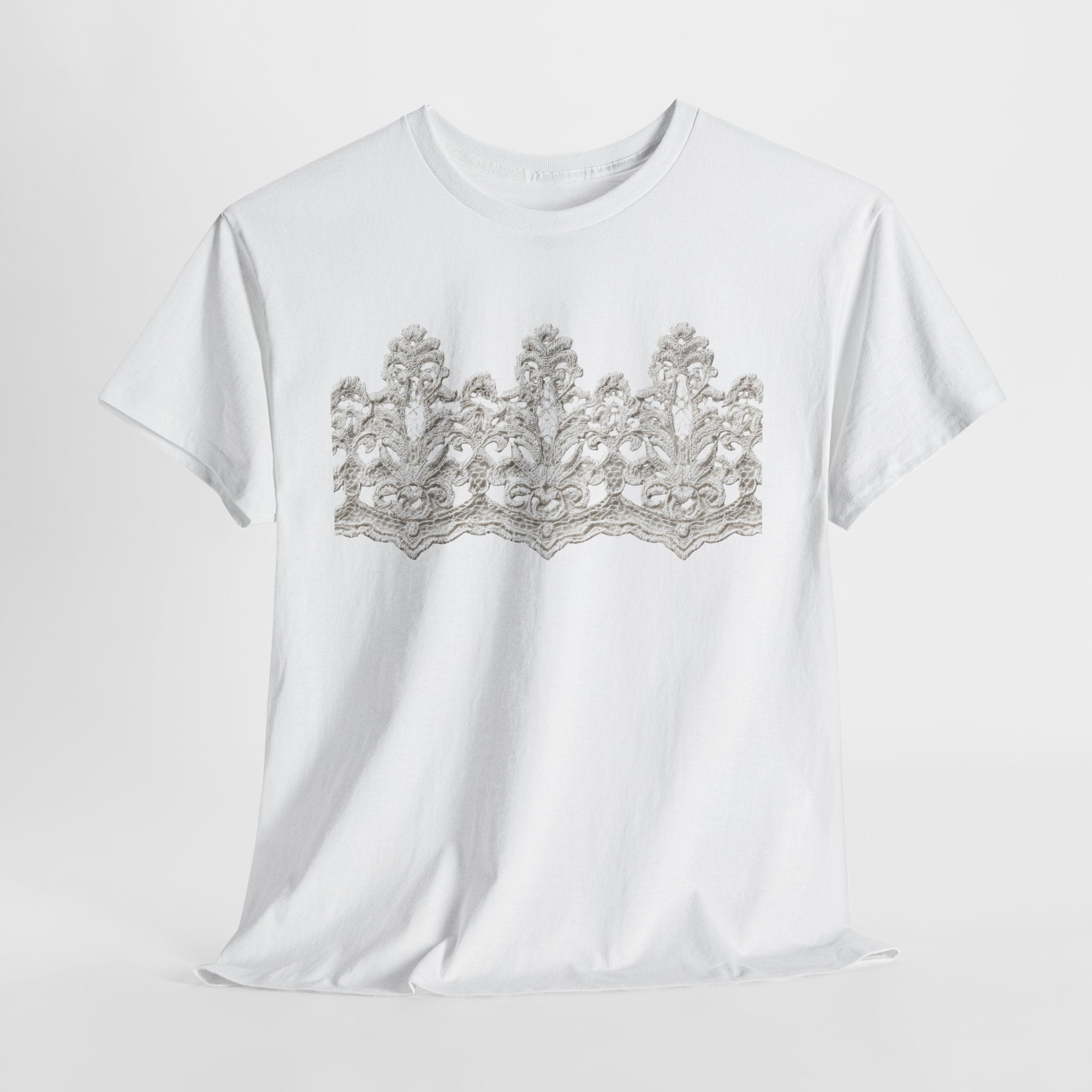 Floral Lace Crown T-Shirt - Heat Mess