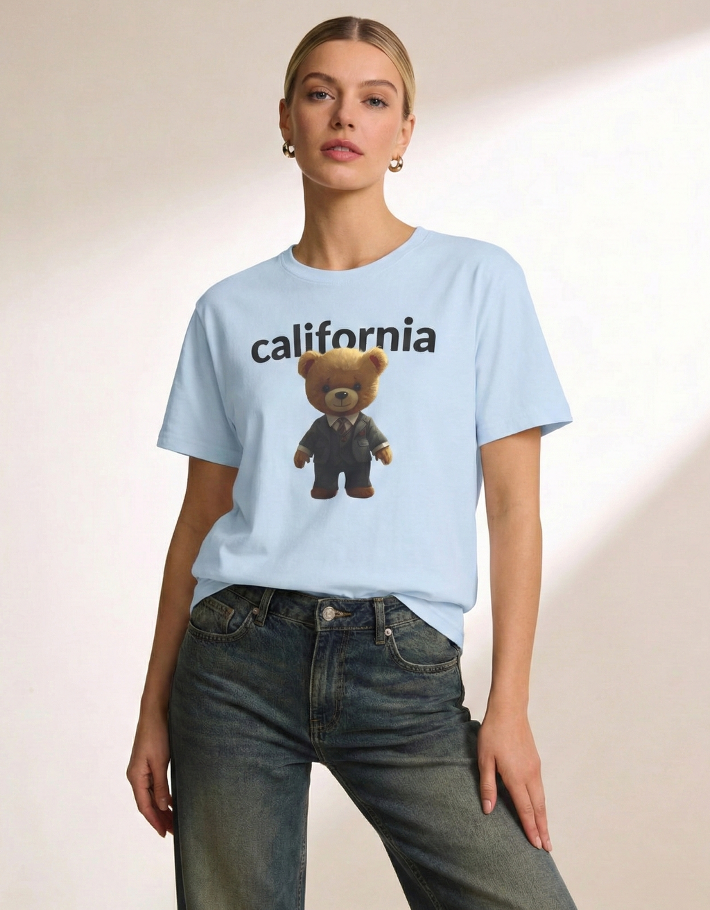 California Teddy Bear T‑Shirt - Heat Mess
