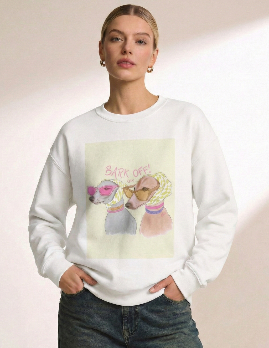 Bark Off Sweatshirt - Heat Mess