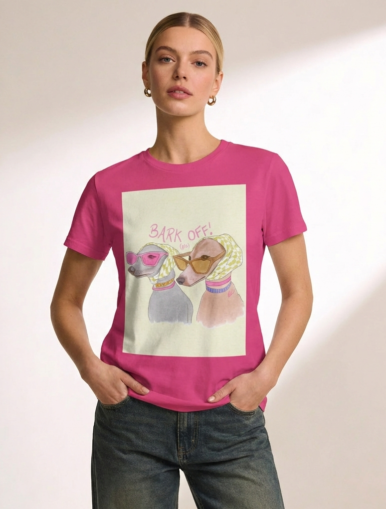 "Bark Off" T-shirt - Heat Mess